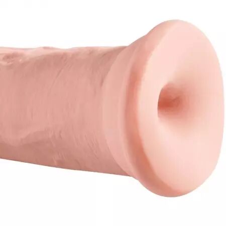 KING COCK - PÉNIS RÉALISTE 3D 26 CM LÉGER