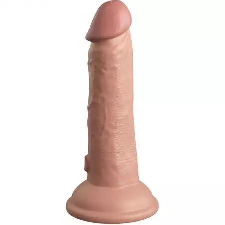 KING COCK - ELITE GODE RÉALISTE VIBRANT & SILICONE 15.2 CM