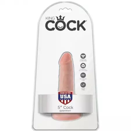 KING COCK - GODE AVEC COUILLES 14 CM CHAIR