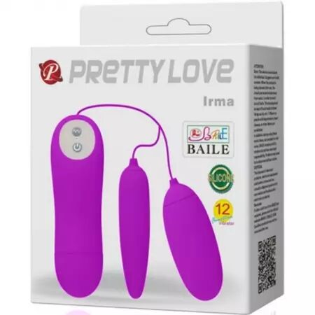 PRETTY LOVE - IRMA DOUBLE OEUF VIBRANT