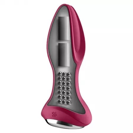 SATISFYER - APPLICATION DE PLUG VIBRANT ROTATOR PLUG 2+ ROUGE
