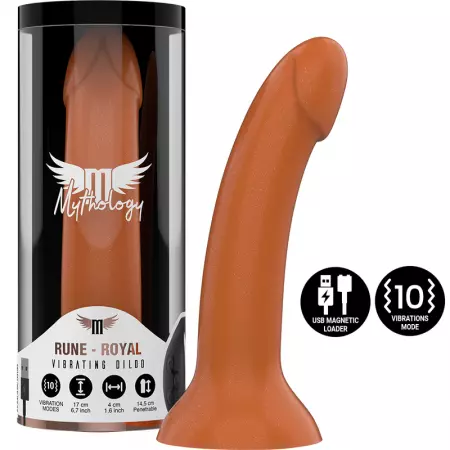 MYTHOLOGY - RUNE ROYAL DILDO M - VIBRATEUR WATCHME TECHNOLOGIE SANS FIL COMPATIBLE