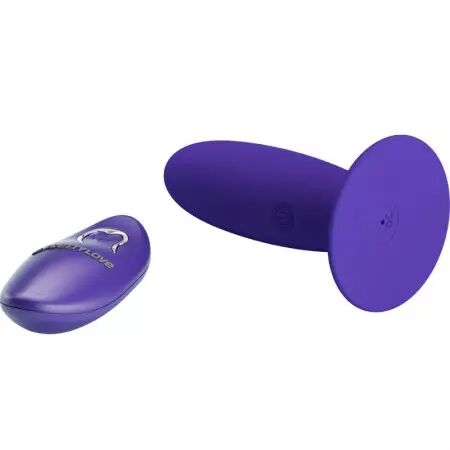 PRETTY LOVE - VIBRATEUR ANAL YOUTH PLUG TÉLÉCOMMANDE VIOLET