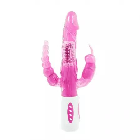 BAILE - PRETTY BUNNY TRIPLE VIBRATEUR ROTATEUR