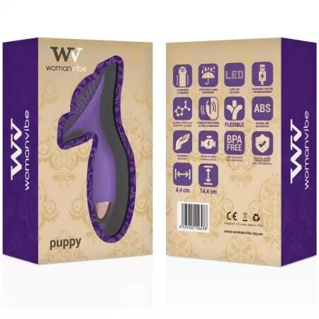 WOMANVIBE - PUPPY STIMULATOR SILICONE RECHARGEABLE