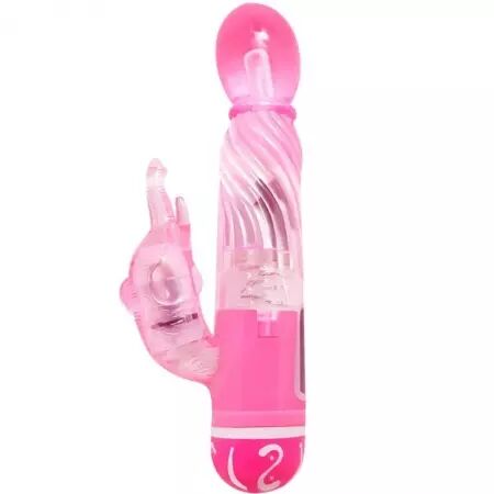 BAILE - VIBRATEUR MULTIVITESSES AVEC STIMULATEUR ROSE