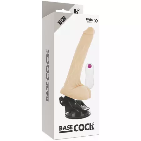 BASECOCK - VIBRATEUR NATUREL RÉALISTE TÉLÉCOMMANDE 19 CM