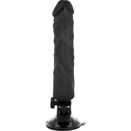 BASECOCK - VIBRATEUR RÉALISTE TÉLÉCOMMANDE NOIR 21 CM