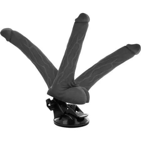 BASECOCK - VIBRATEUR ARTICULABLE TÉLÉCOMMANDE NOIR 18,5 CM
