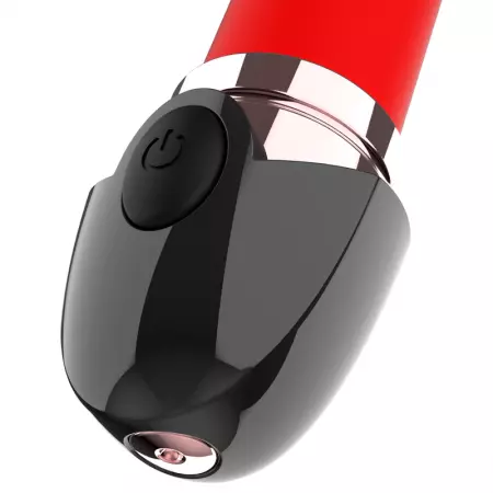 COQUETTE TOYS - VIBRATEUR RECHARGEABLE ROUGE A LÈVRES NOIR/ OR