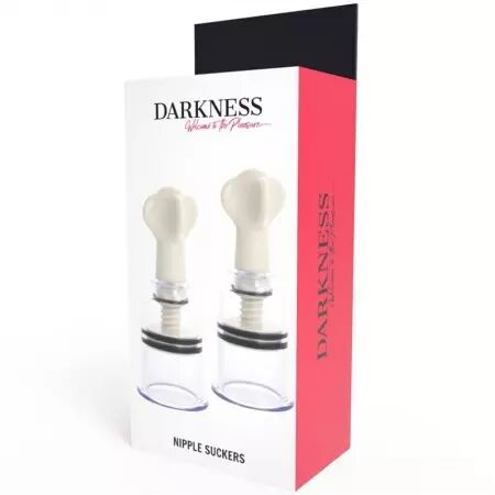DARKNESS - VENTOUSE DE TAMELON TRANSPARENT DIAMÈTRE 5CM