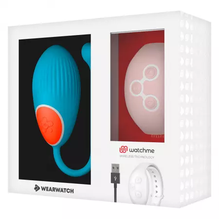WEARWATCH - TÉLÉCOMMANDE WATCHME TECHNOLOGIE OEUF BLEU / ROSE