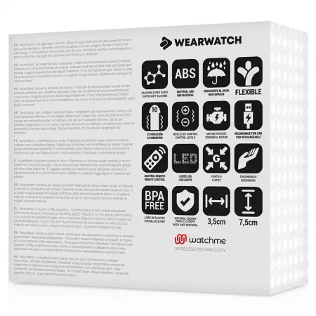 WEARWATCH - WATCHME TECHNOLOGIE TÉLÉCOMMANDE UF EAU DE MER / ROSE