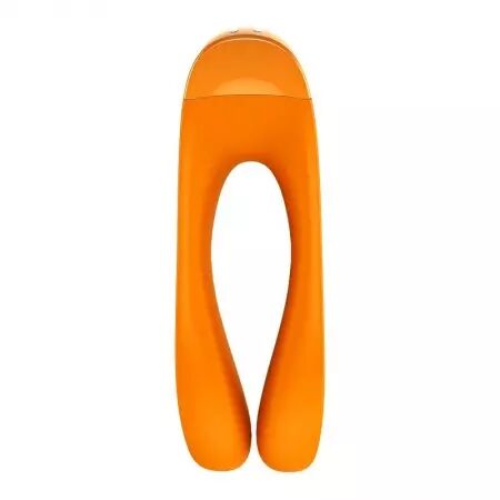SATISFYER - VIBRATEUR  DOIGTS CANDY CANE ORANGE