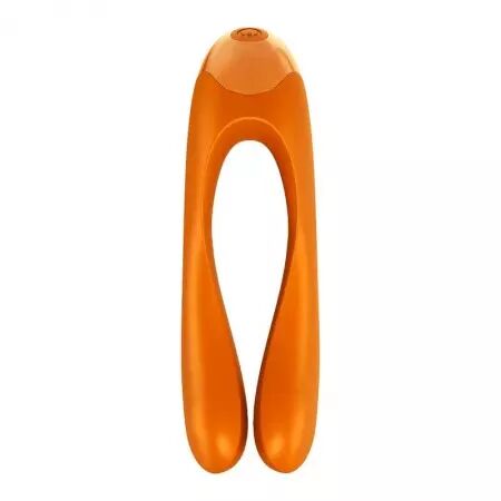 SATISFYER - VIBRATEUR  DOIGTS CANDY CANE ORANGE