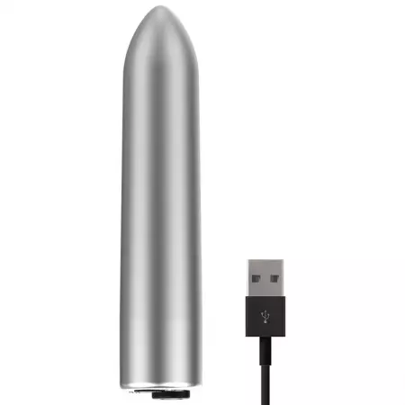 OHMAMA - BALLE VIBRANTE 10 MODES DE VIBRATION ARGENT