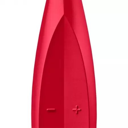 SATISFYER - VIBRATEUR TWIRLING FUN TIP ROUGE