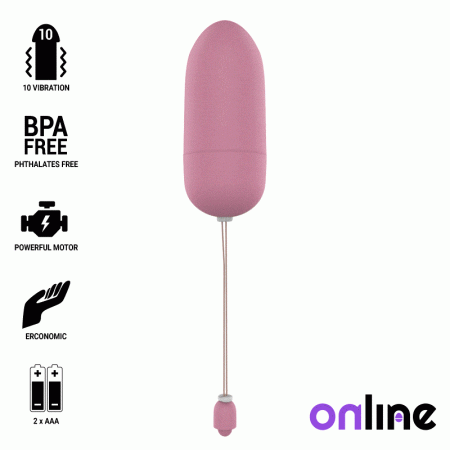 ONLINE - OEUF VIBRANT ROSE IMPERMÉABLE