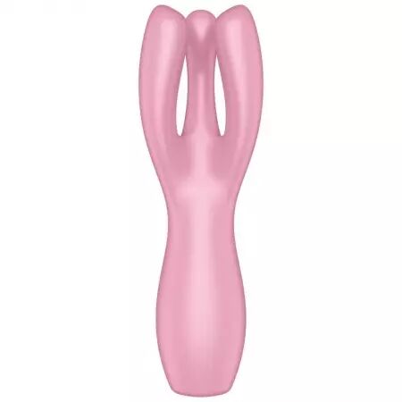 SATISFYER - VIBRATEUR THREESOME 3 ROSE