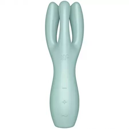 SATISFYER - VIBRATEUR THREESOME 3 MENTHE