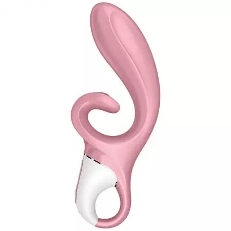 SATISFYER - APPLICATION VIBRATEUR HUG ME RABBIT ROSE