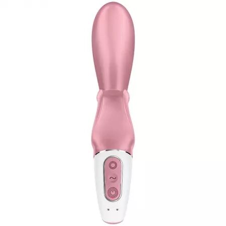 SATISFYER - APPLICATION VIBRATEUR HUG ME RABBIT ROSE