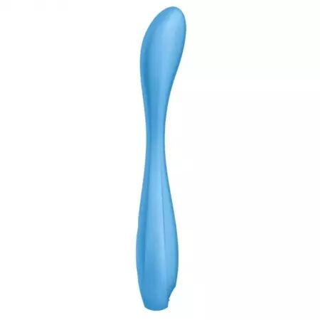 SATISFYER - APPLICATION MULTI VIBRATEUR G-SPOT FLEX 4+ BLEU