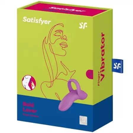 SATISFYER - VIBRATEUR  DOIGTS BOLD LOVER ROSE