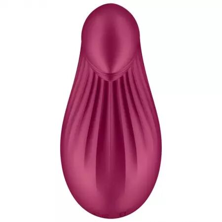 SATISFYER - VIBRATEUR  POSER DIPPING DELIGHT ROUGE