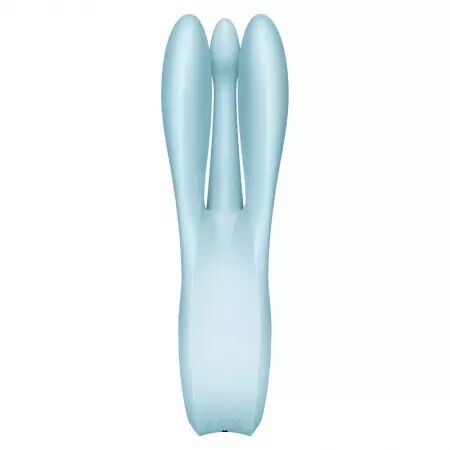 SATISFYER - VIBRATEUR THREESOME 1 BLEU