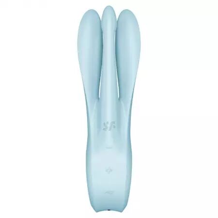 SATISFYER - VIBRATEUR THREESOME 1 BLEU