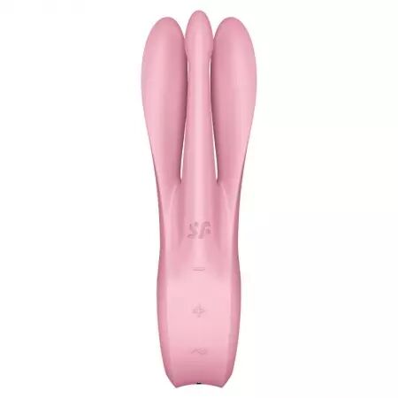 SATISFYER - VIBRATEUR THREESOME 1 ROSE