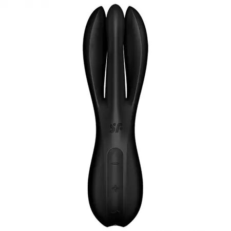 SATISFYER - VIBRATEUR THREESOME 2 NOIR