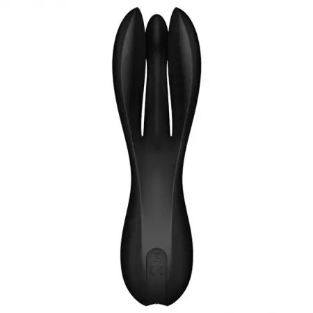 SATISFYER - VIBRATEUR THREESOME 2 NOIR