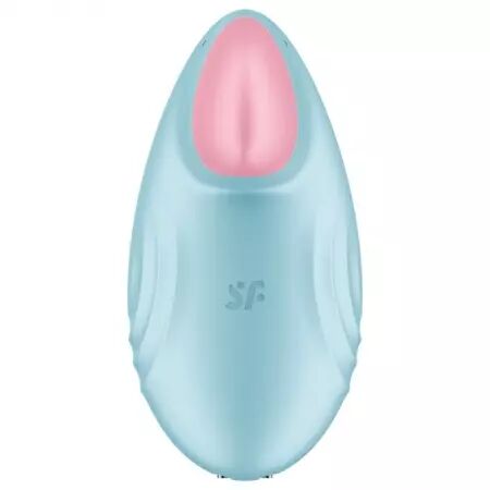 SATISFYER - VIBRATEUR  POSER TROPICAL TIP BLEU