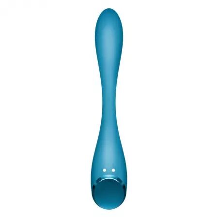 SATISFYER - VIBRATEUR MULTI G-SPOT FLEX 5 BLEU