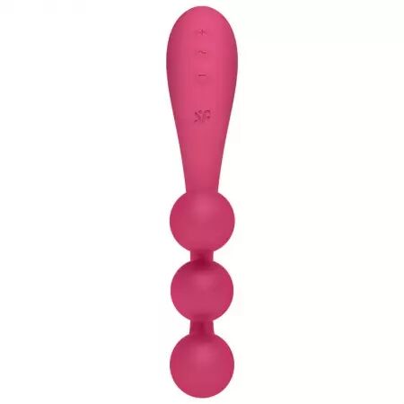 SATISFYER - VIBRATEUR MULTI TRI BALL 1 ROUGE