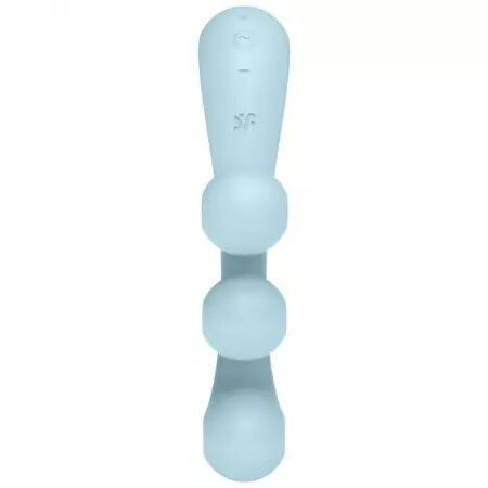 SATISFYER - VIBRATEUR MULTI TRI BALL 2 BLEU