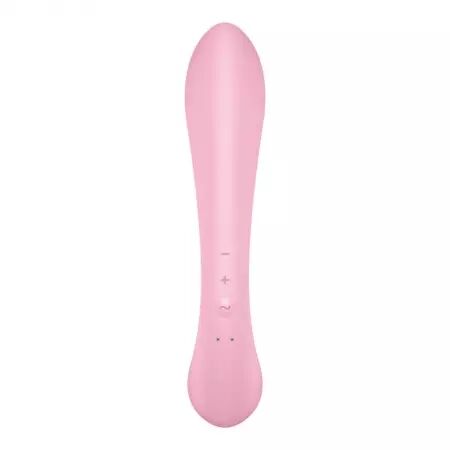 SATISFYER - VIBRATION HYBRIDE TRIPLE OH ROSE