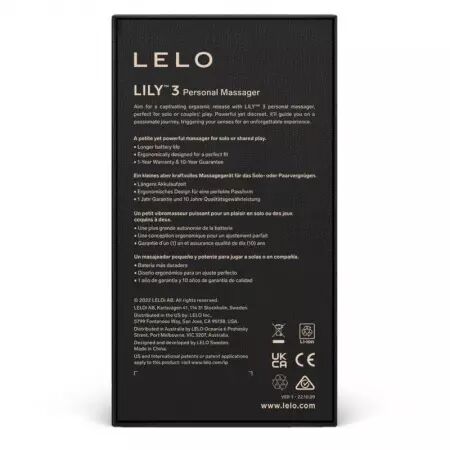 LELO - MASSEUR PERSONNEL LILY 3 - VERT POLAIRE