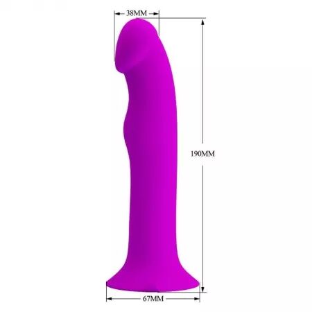 PRETTY LOVE - VIBRATEUR MURRAY ET STIMULATEUR DE POINT G VIOLET