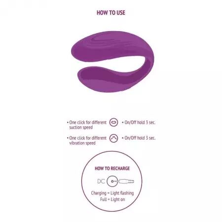 XOCOON - VIBRATEUR BOUND LOVE COUPLES VIOLET