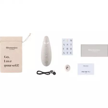 WOMANIZER - STIMULATEUR CLITORAL PREMIUM 2 GRIS CHAUD