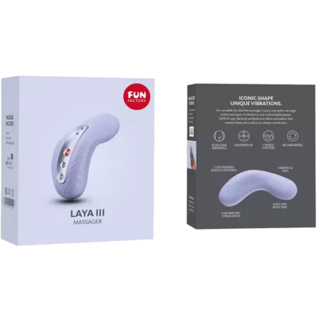 FUN FACTORY - VIBRATEUR RECHARGEABLE LAYA III SOFT VIOLET