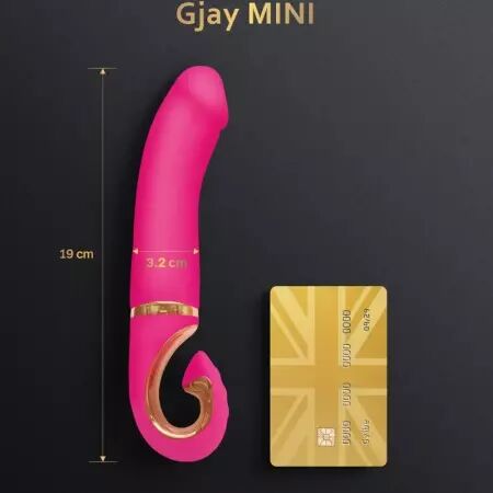 G-VIBE - VIBRATEUR GJAY MINI ROSE EN SILICONE