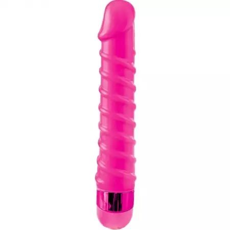 CLASSIX - MASSEUR VIBRANT CANDY TWIRL 16,5 CM ROSE