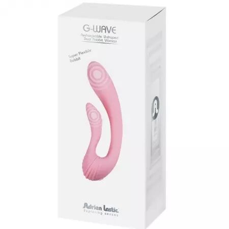 ADRIEN LASTIC - VIBRATEUR G-WAVE DUAL RABBIT ROSE