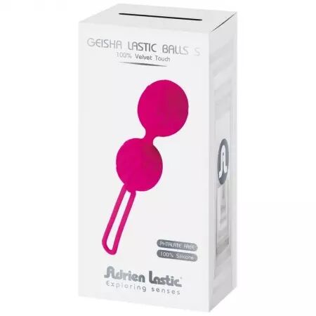 ADRIEN LASTIC - BALLES GEISHA LASTIC SILICONE TAILLE S FUCHSIA