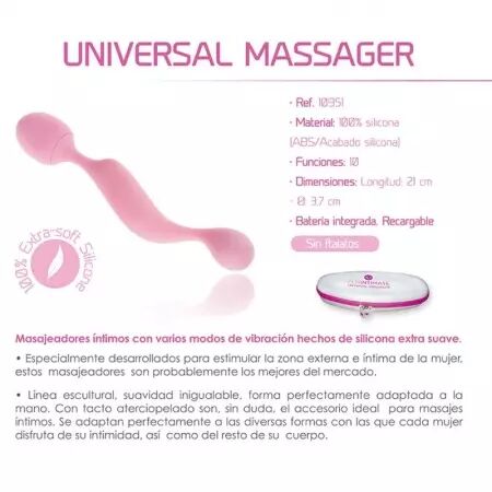 FEMINTIMATE - VIBRATEUR UNIVERSEL EN SILICONE ROSE