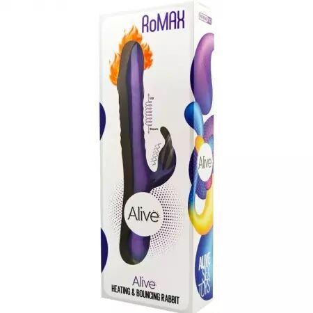 ALIVE - ROMAX VIBRATEUR LAPIN SILICONE VIOLET